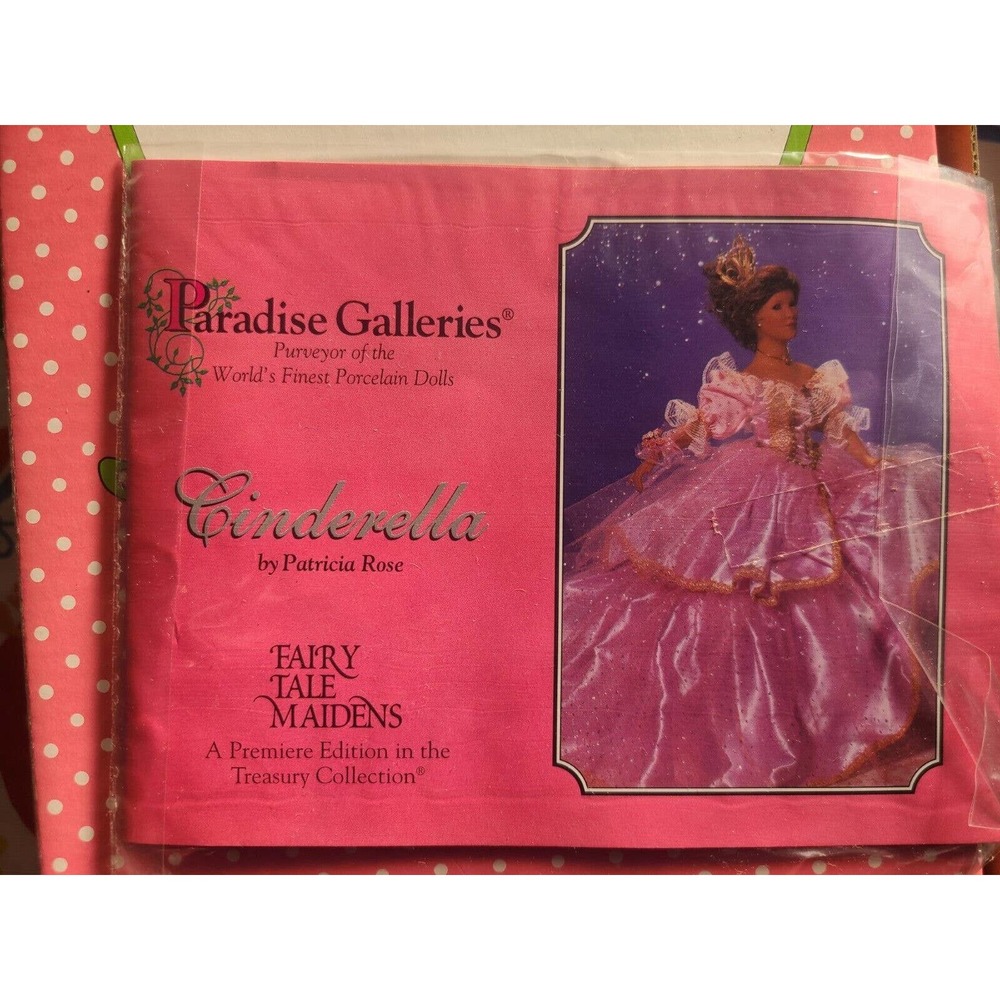 Paradise Galleries Patricia Rose Cinderella Afro American Black Porcelain Doll